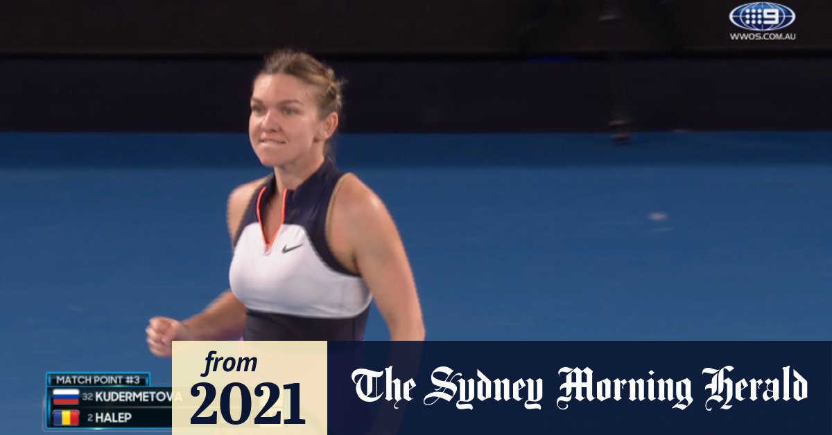 Video: Australian Open: Simona Halep v Veronika Kudermetova